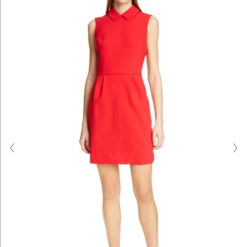 Ted Baker Ezzy collar dress in red!